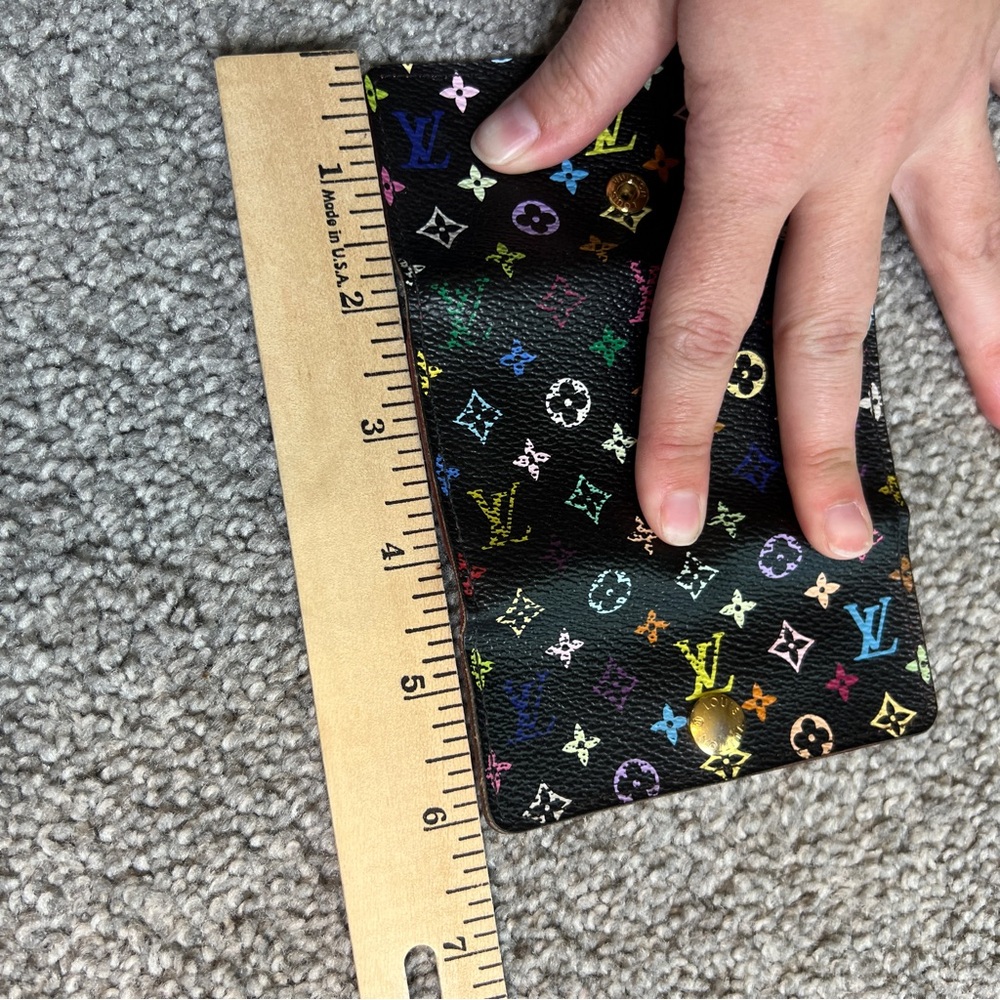 Louis Vuitton monogram multicolor 4 noir key holder wallet - Picture 9 of 10